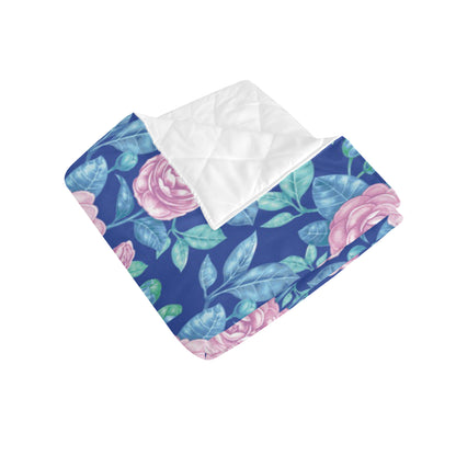 Camellia Pattern Print Design CM05 Premium Quilt
