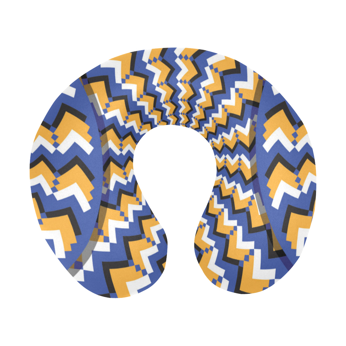 Optical illusion Pattern Print Design A01 U-Shaped Travel Neck Pillow