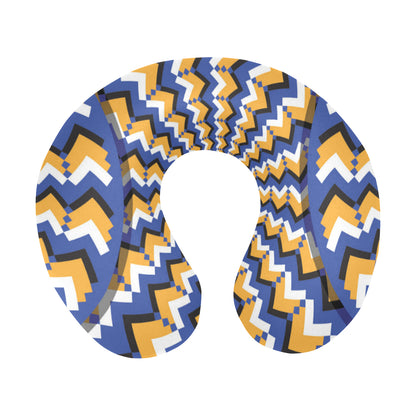 Optical illusion Pattern Print Design A01 U-Shaped Travel Neck Pillow