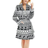 Samoan Pattern Print Design LKS303 Women's Fleece Robe