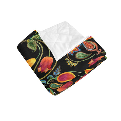 Tulip Boho Pattern Print Design TP09 Premium Quilt