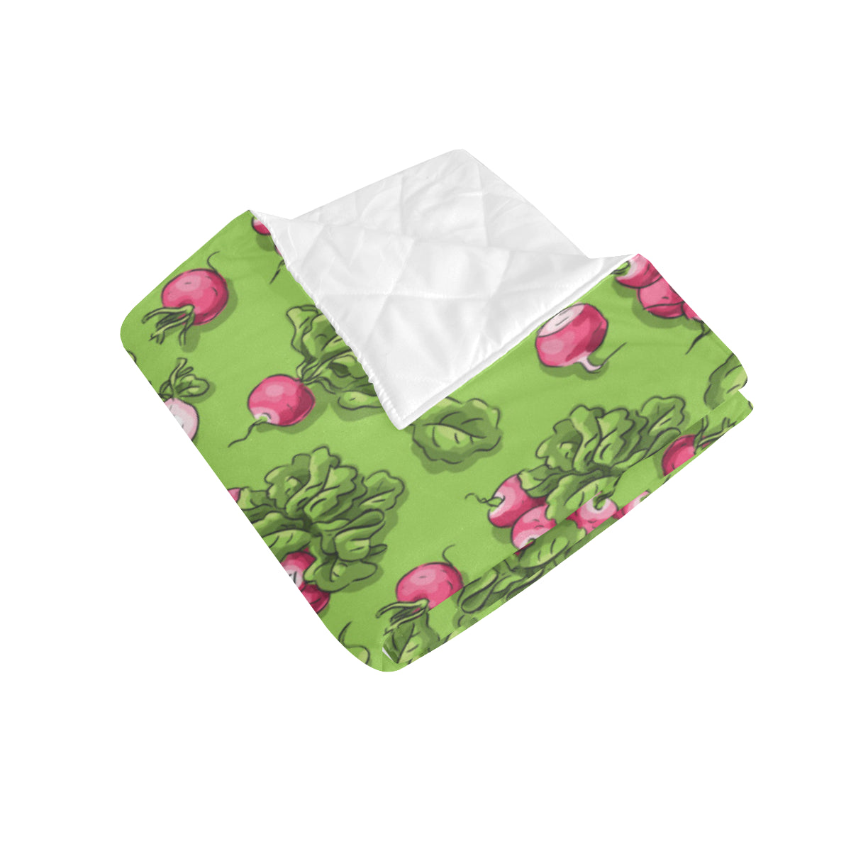 Radish Pattern Print Design A05 Premium Quilt
