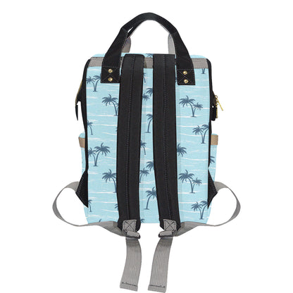 Palm Tree Pattern Print Design PT04 Diaper Bag Backpack