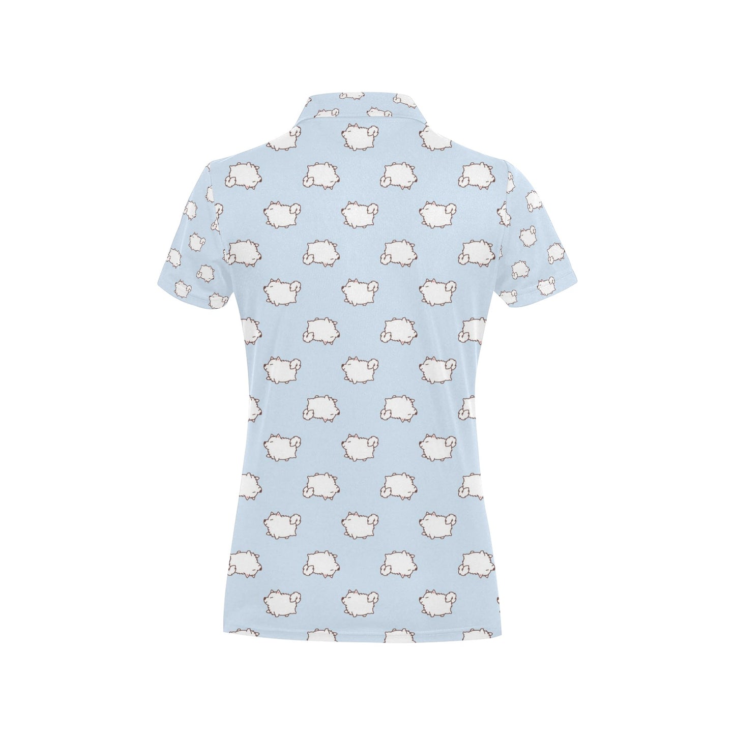 Samoyeds Print Design LKS301 Women's Polo Shirt