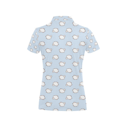 Samoyeds Print Design LKS301 Women's Polo Shirt