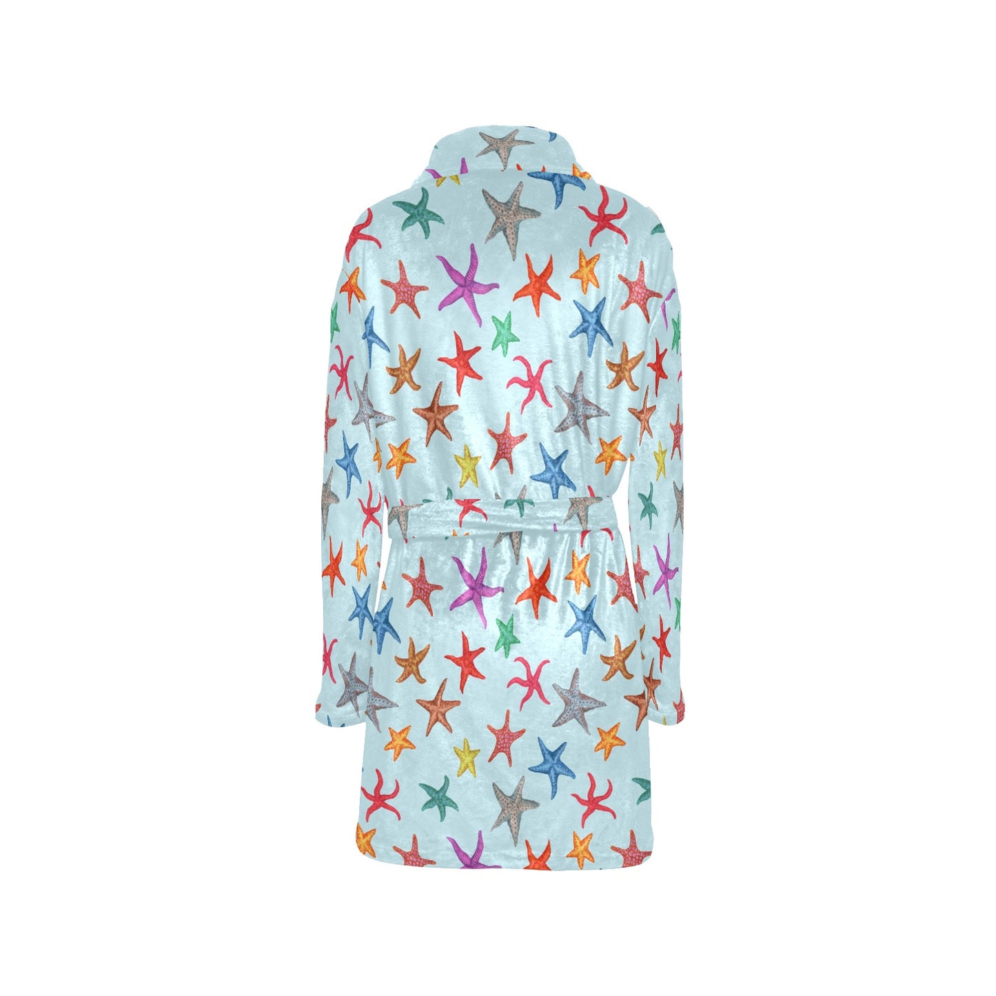 Starfish Print Design LKS402 Women's Fleece Robe