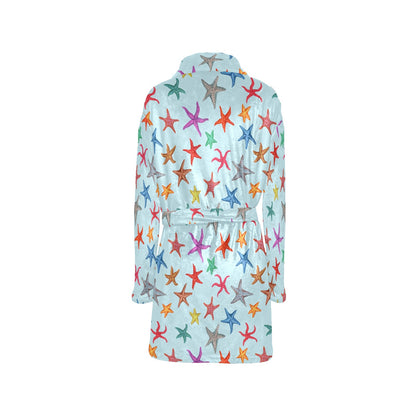 Starfish Print Design LKS402 Women's Fleece Robe