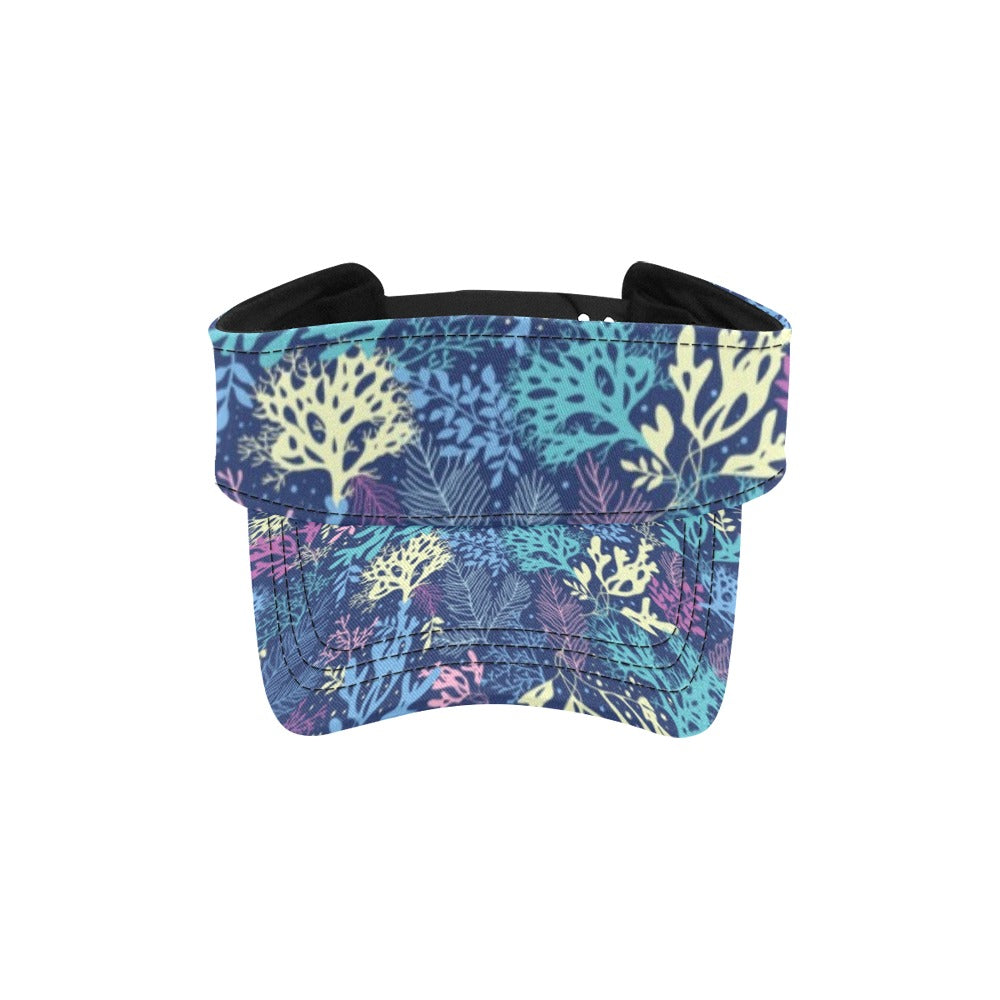 Seaweed Print Design LKS301 Unisex Sun Visor