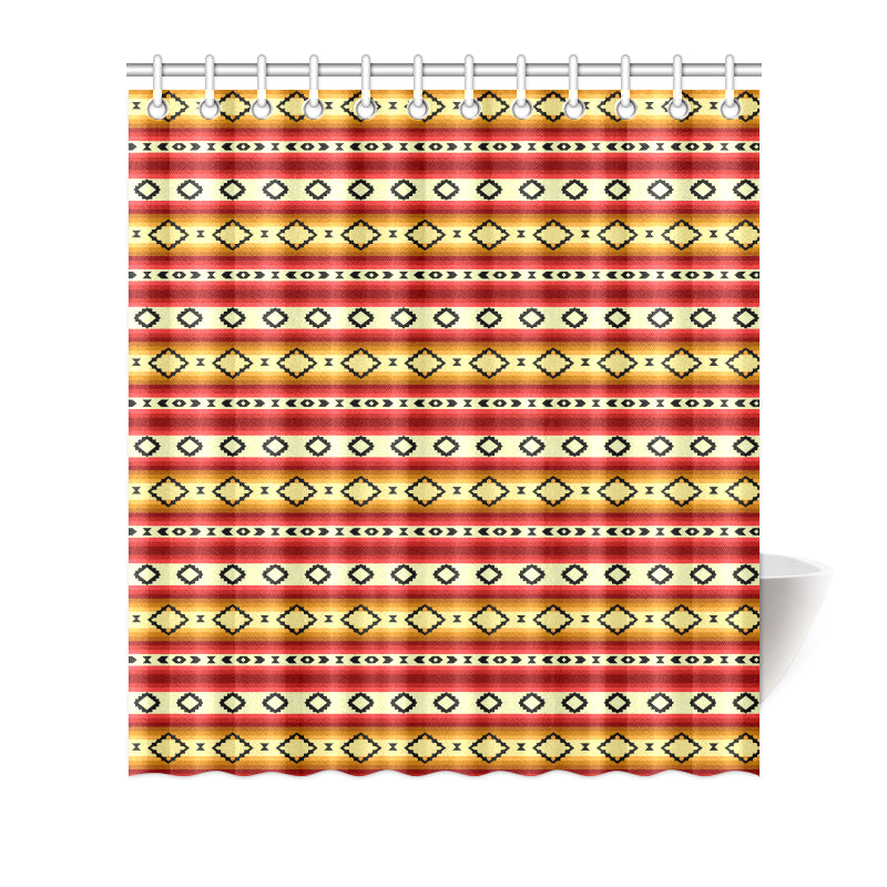 Serape Themed Shower Curtain
