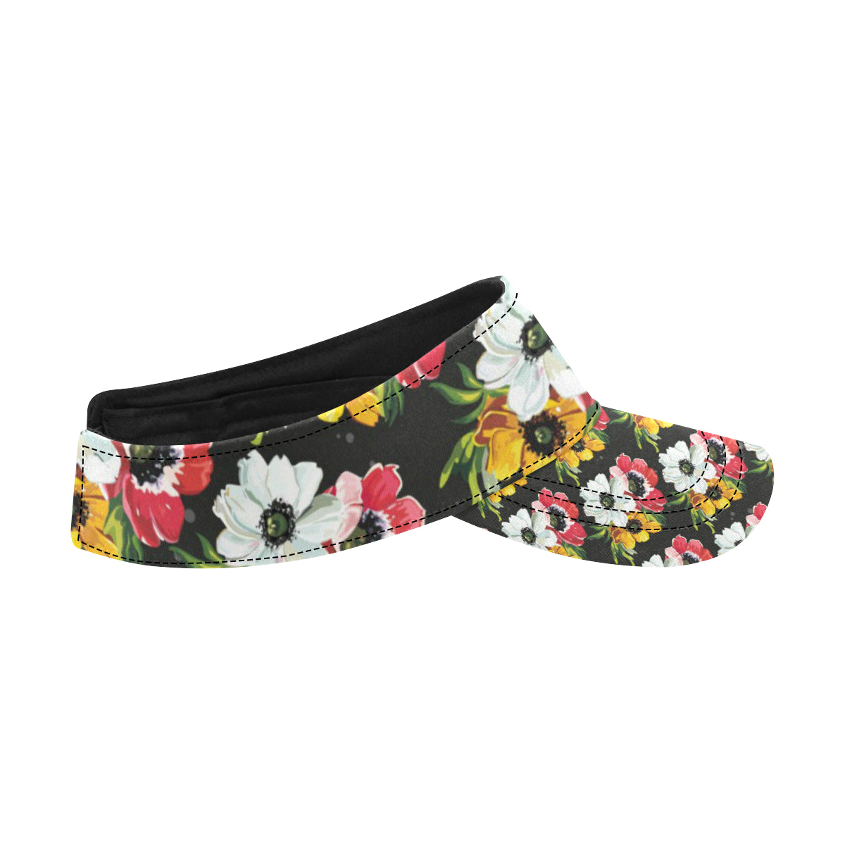 Anemone Pattern Print Design AM07 Unisex Sun Visor