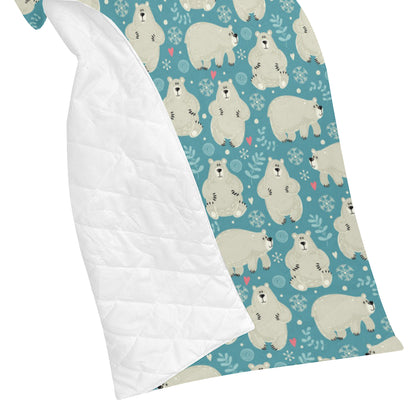 Bear Pattern Print Design BE04 Premium Quilt