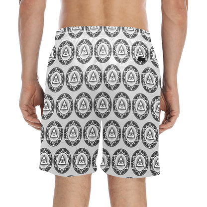 Third Eye Print Design LKS301 Men's Swim Trunks Beach Shorts