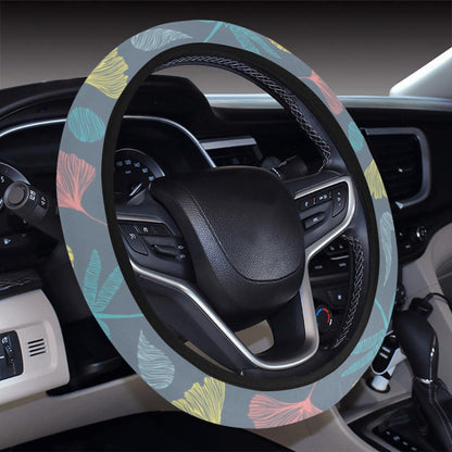 Dragonfly Print Design LKS403 Steering Wheel Cover with Elastic Edge