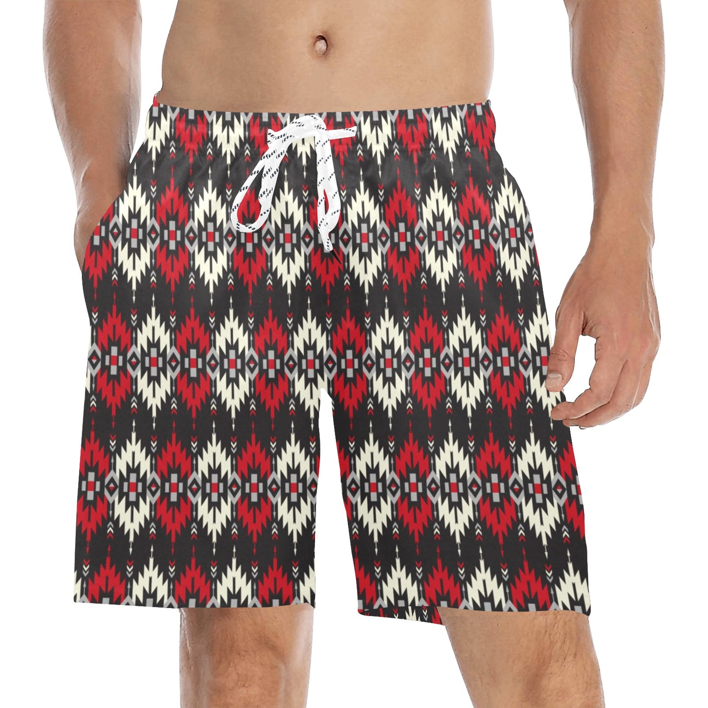 Southwestern Pattern Men's Swim Trunks Beach Shorts