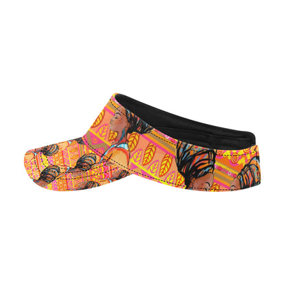 African Girl Aztec Unisex Sun Visor