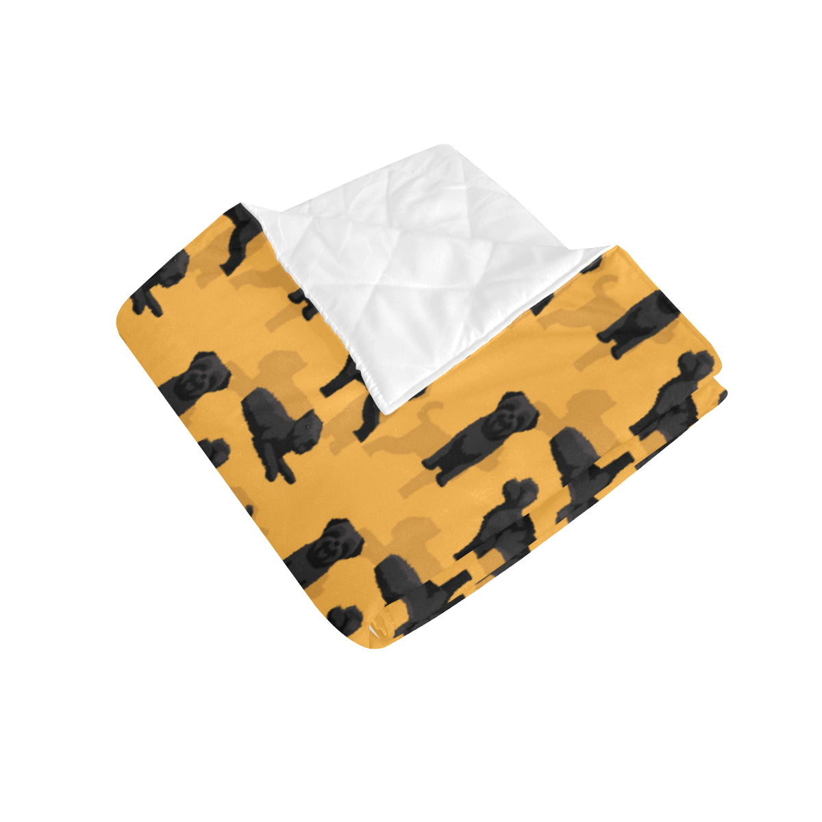 Bouviers des Flandres Pattern Print Design 01 Premium Quilt