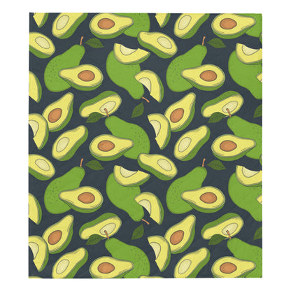 Avocado Pattern Print Design AC013 Premium Quilt