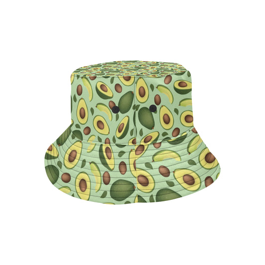 Avocado Pattern Print Design AC01 Unisex Bucket Hat