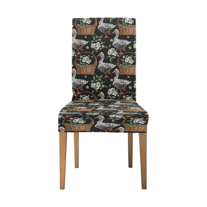 Goose Print Design LKS406 Dining Chair Slipcover