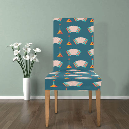 Accordion Print Design LKS402 Dining Chair Slipcover