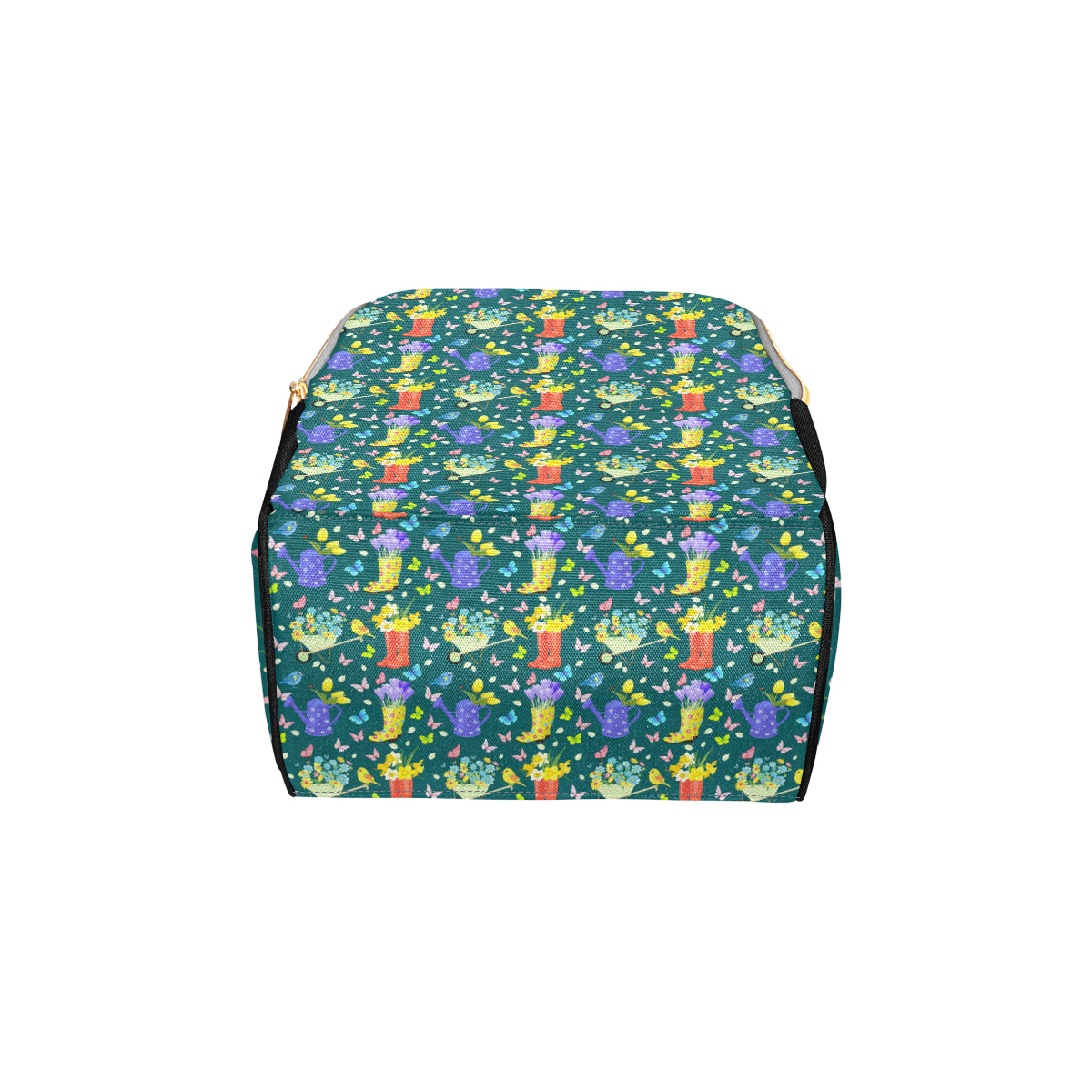 Gardening Pattern Print Design G08 Diaper Bag Backpack