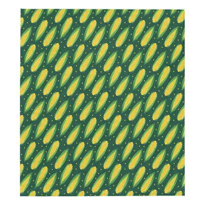 Corn Pattern Print Design 03 Premium Quilt