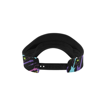 Electric Guitar Pattern Print Design 02 Unisex Sun Visor