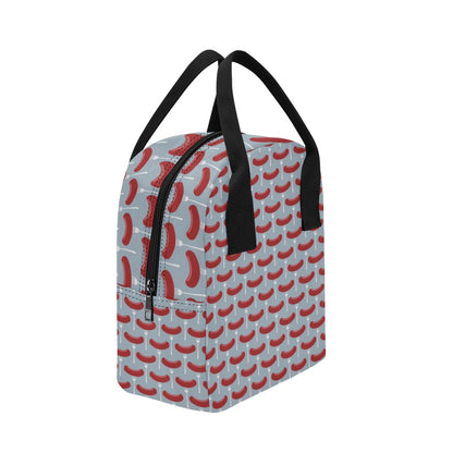 Sausage Print Design LKS301 Insulated Lunch Bag