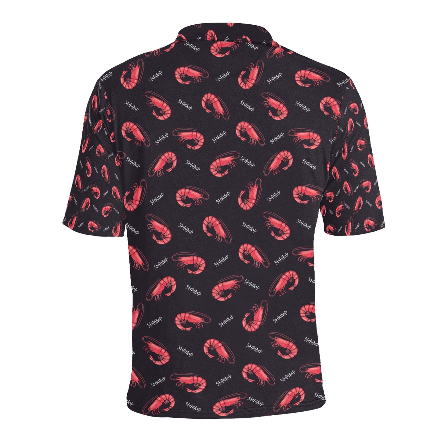 Shrimp Print Design LKS302 Men Polo Shirt