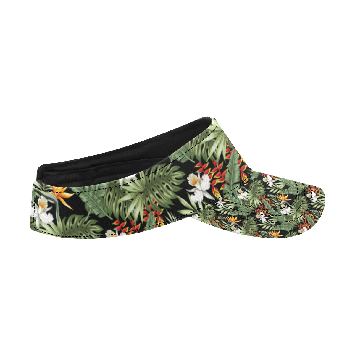 Bird Of Paradise Pattern Print Design 02 Unisex Sun Visor