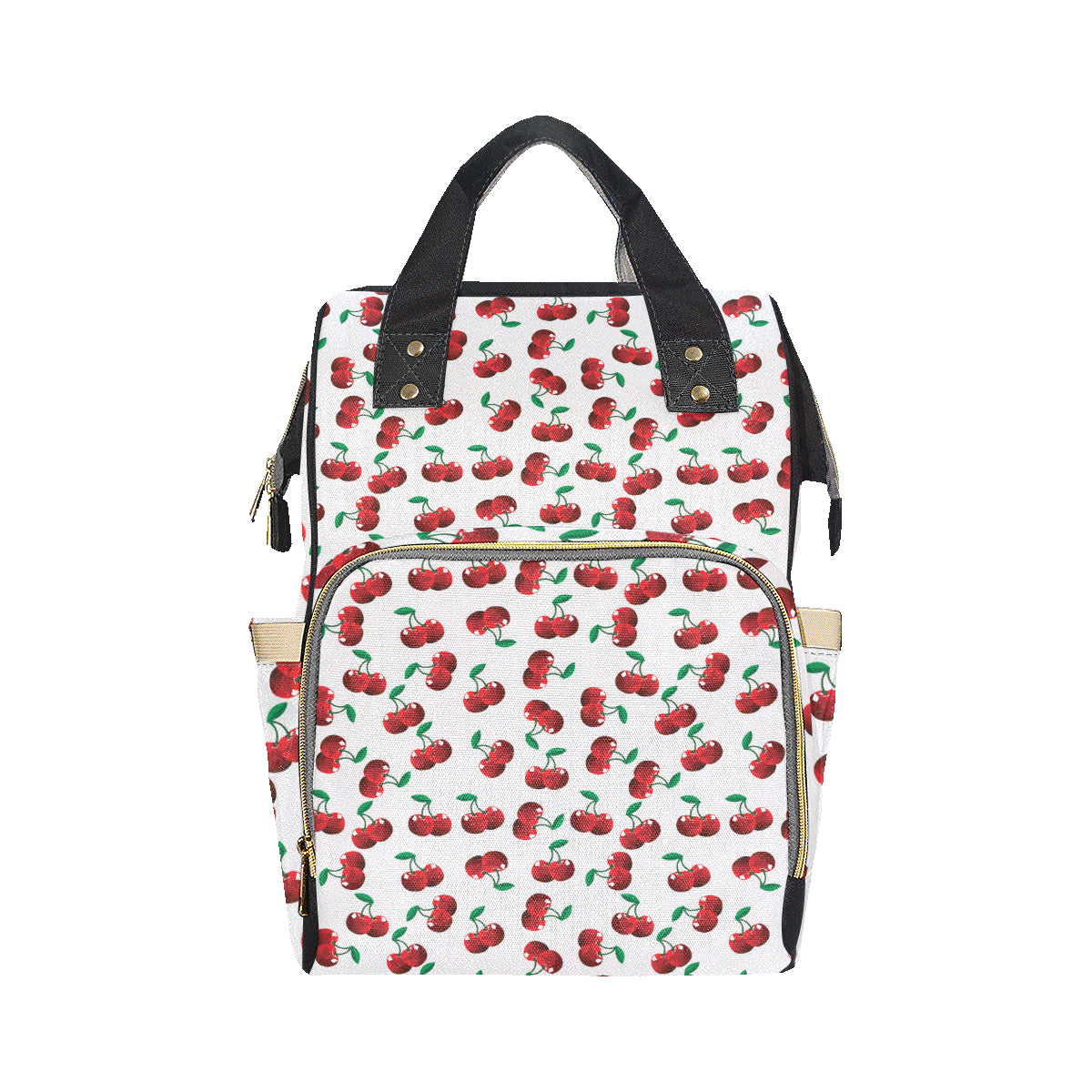 Cherry Pattern Print Design 01 Diaper Bag Backpack
