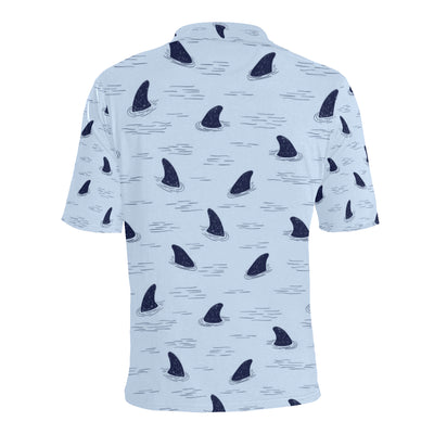 Shark Fin Men Polo Shirt