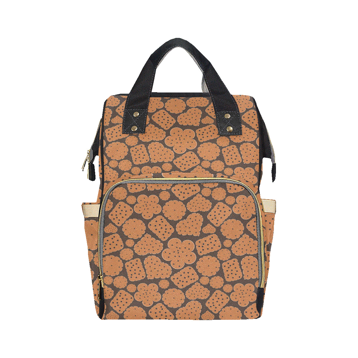 Cracker Pattern Print Design 01 Diaper Bag Backpack