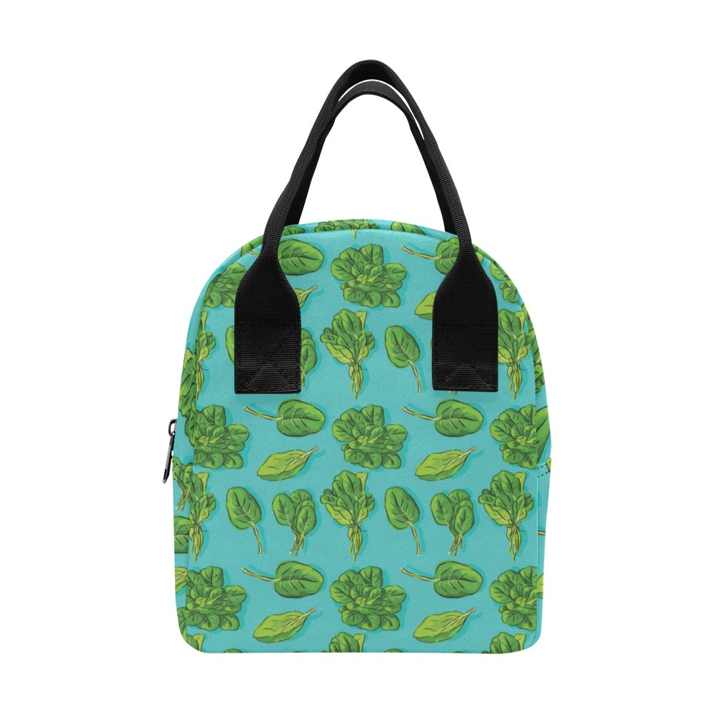 Spinach Print Design LKS301 Insulated Lunch Bag