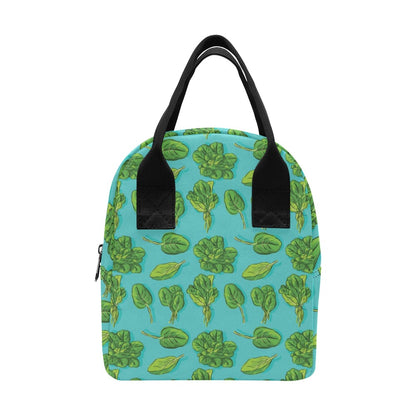 Spinach Print Design LKS301 Insulated Lunch Bag