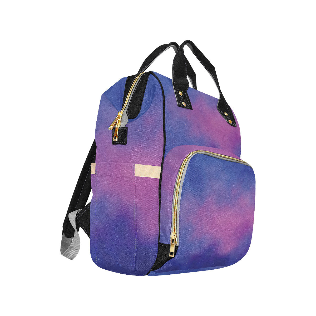 Nebula Pattern Print Design A05 Diaper Bag Backpack