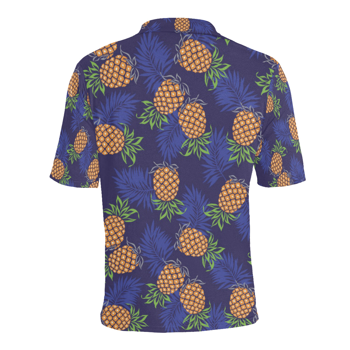 Pineapple Pattern Print Design PP02 Men Polo Shirt