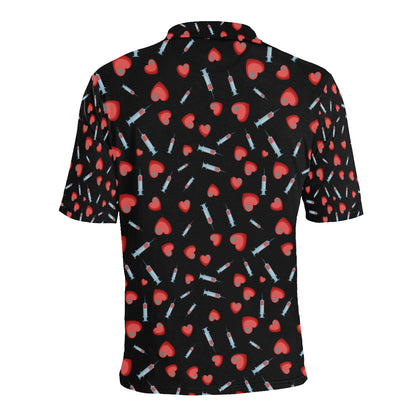 Phlebotomist Medical Concept Men Polo Shirt