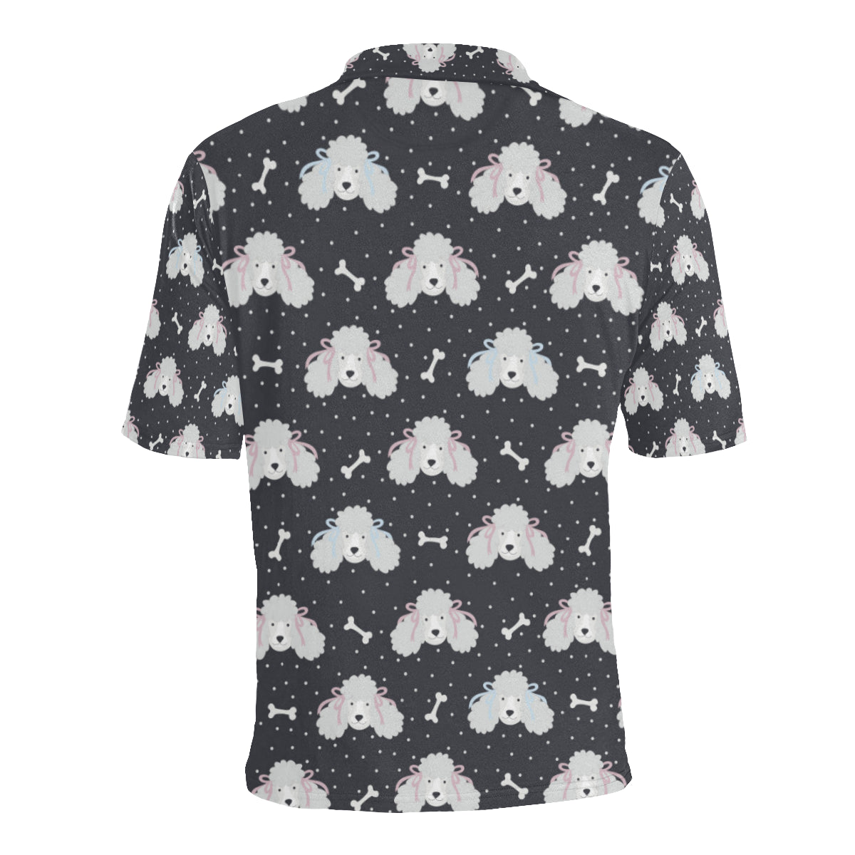 Poodle Pattern Print Design A03 Men Polo Shirt