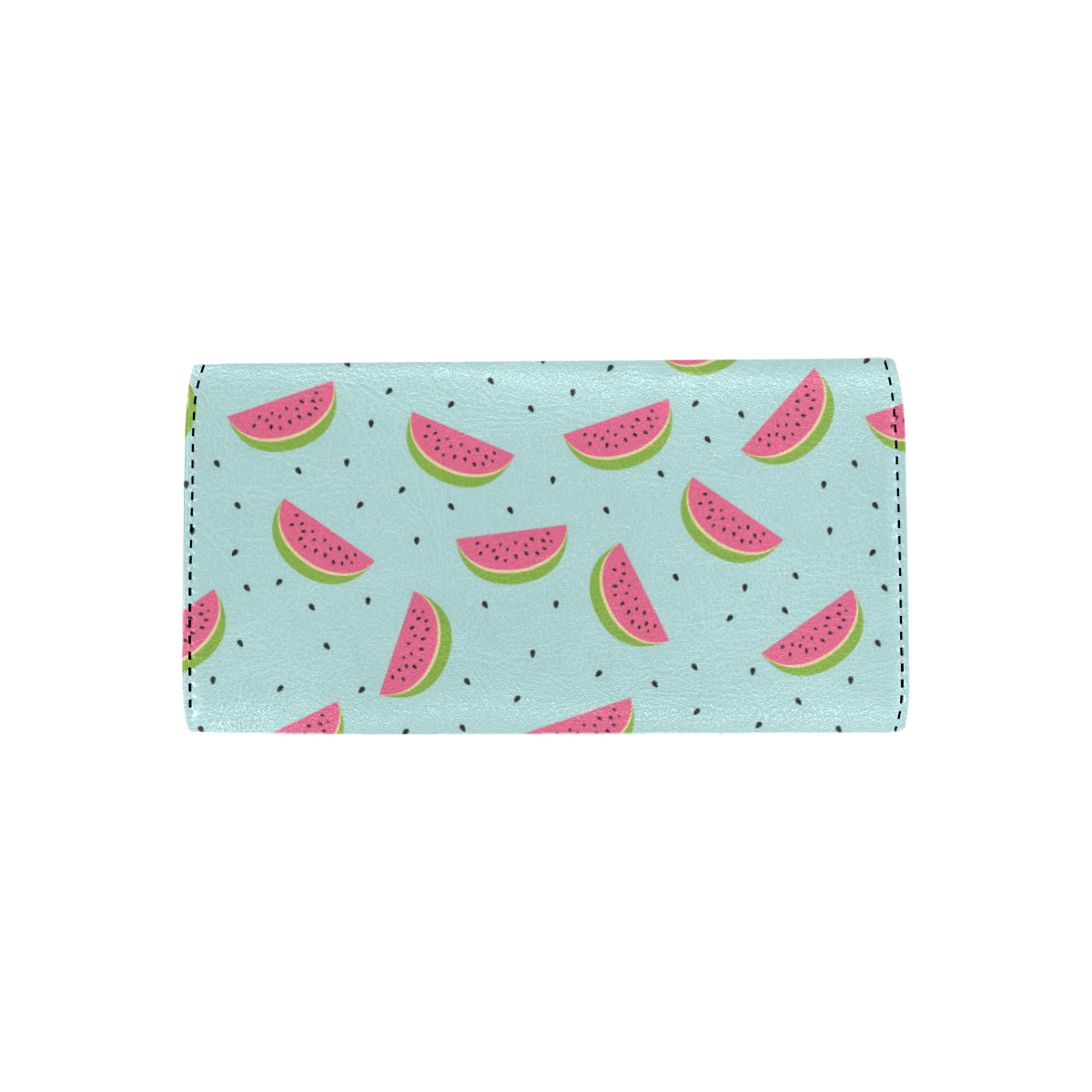 Watermelon Pattern Print Design WM06 Women's Trifold Wallet
