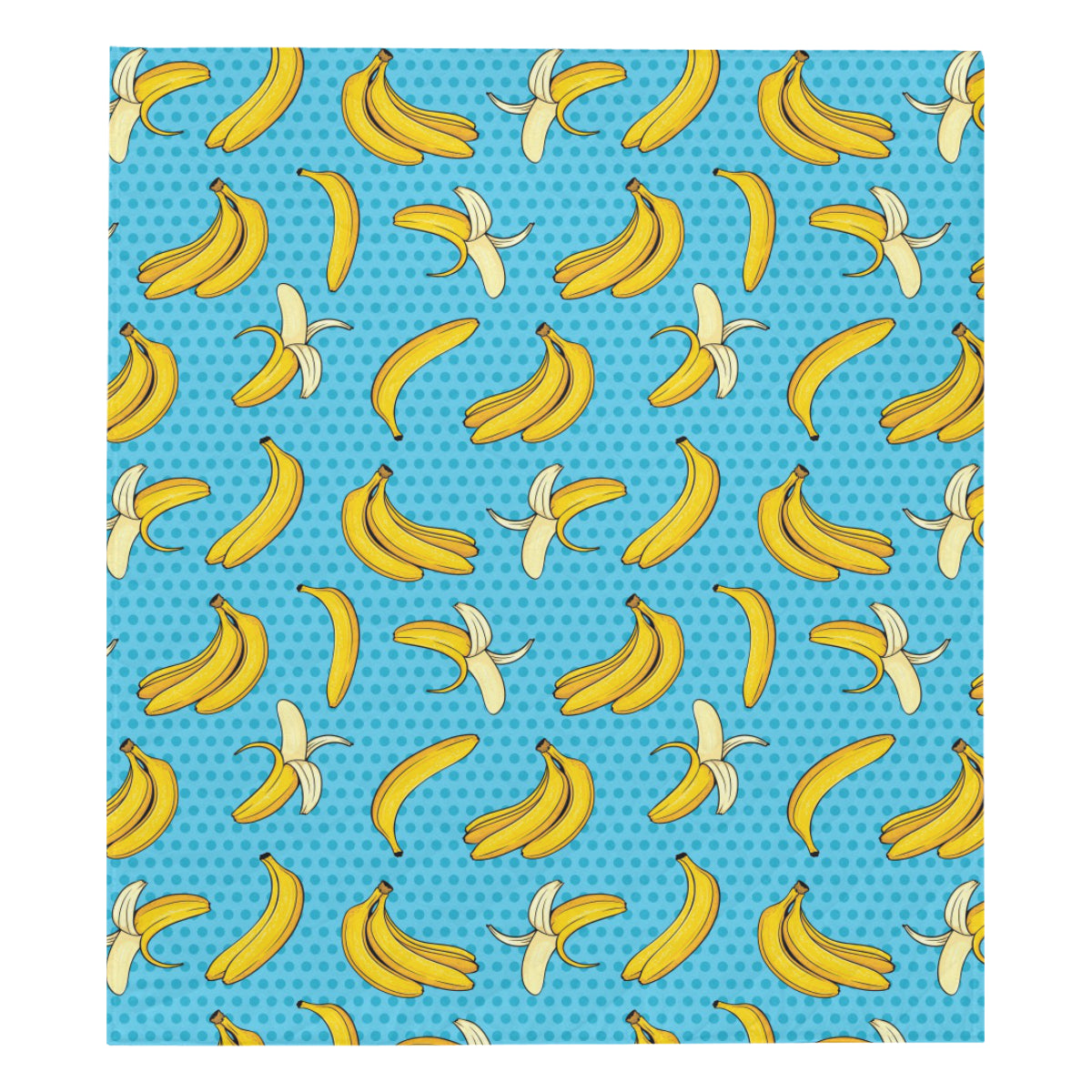 Banana Pattern Print Design BA08 Premium Quilt