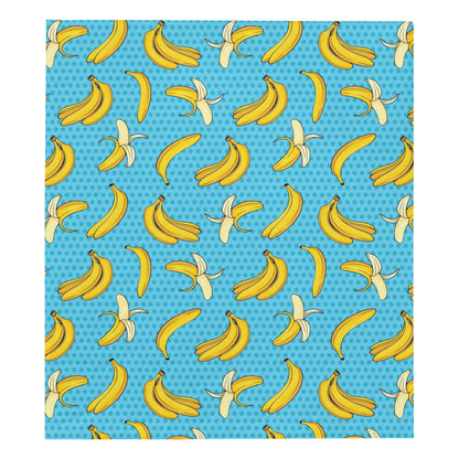 Banana Pattern Print Design BA08 Premium Quilt