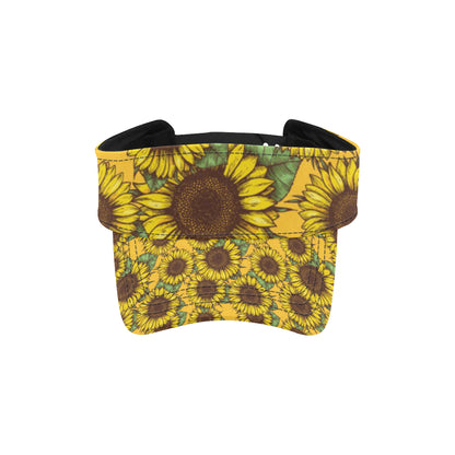 Sunflower Pattern Print Design SF04 Unisex Sun Visor