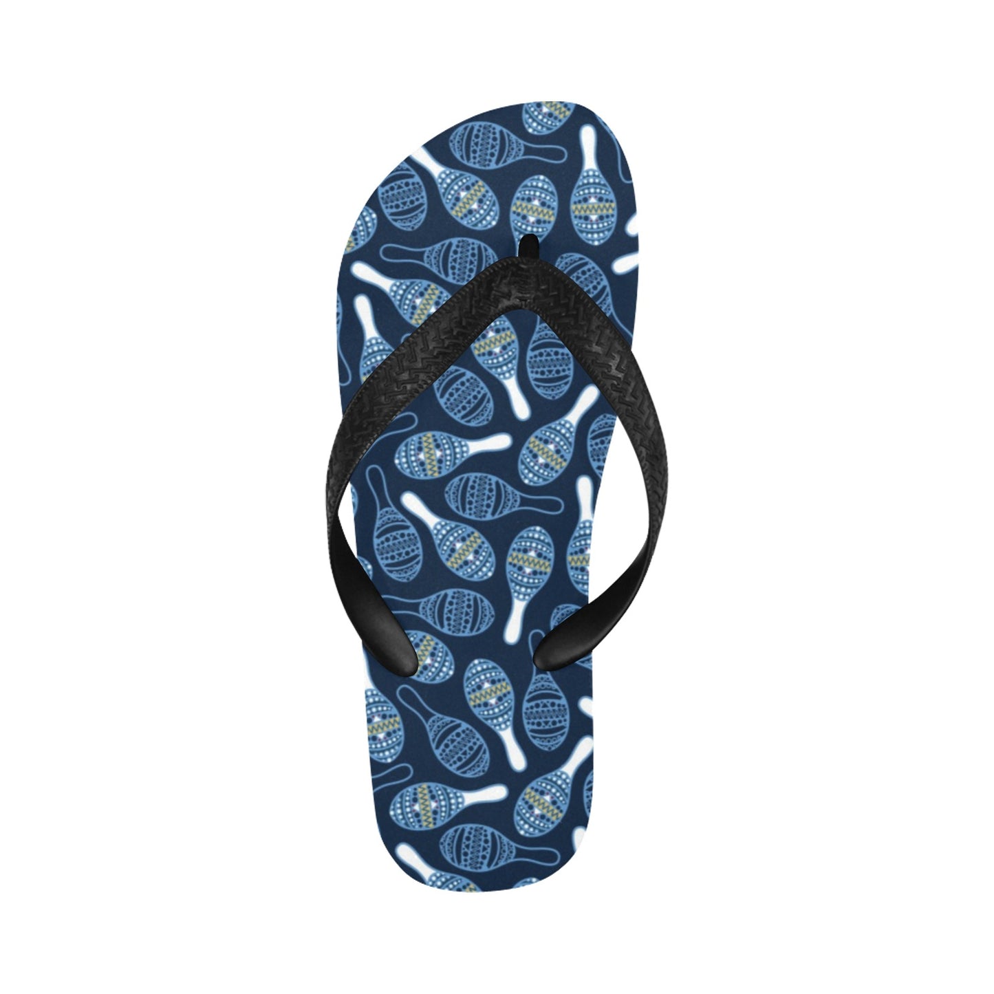 Maracas Print Design LKS401 Flip Flops