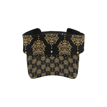 Aztec Wolf Pattern Print Design 04 Unisex Sun Visor
