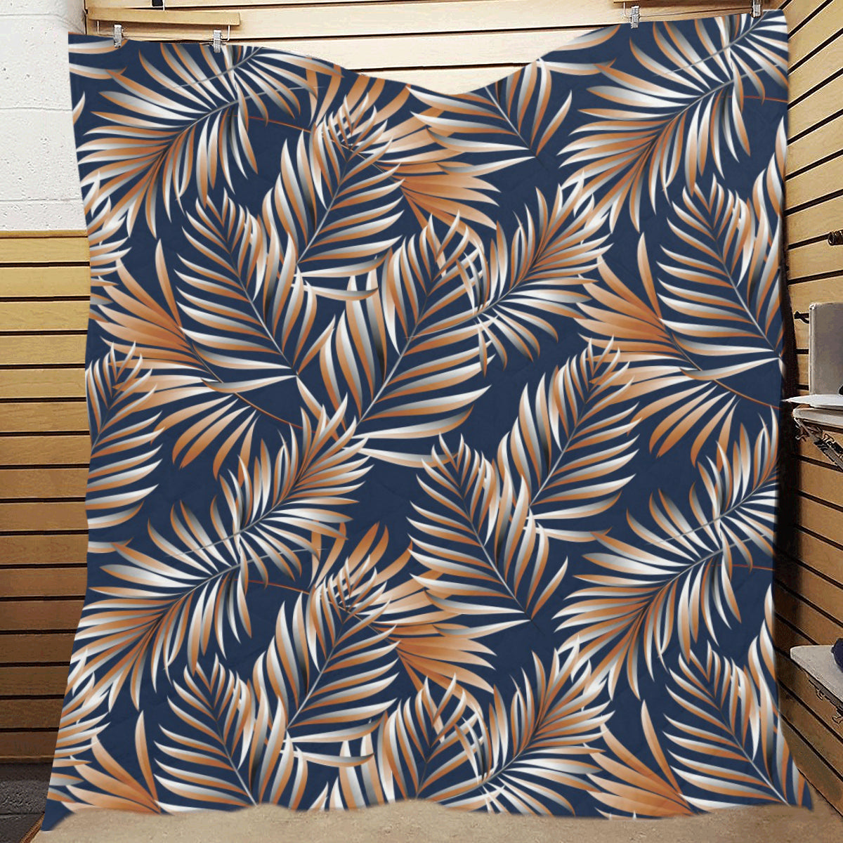 Tropical Flower Pattern Print Design TF07 Premium Quilt