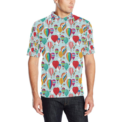 Ballon Pattern Print Design 07 Men Polo Shirt