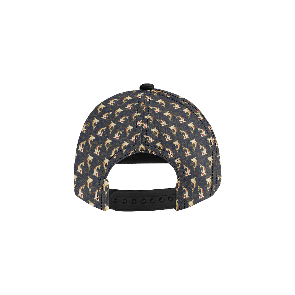 Koi Carp Japanese Design Themed Print Snapback Cap
