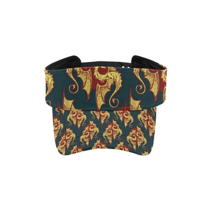 Dragons Gold Design Pattern Unisex Sun Visor