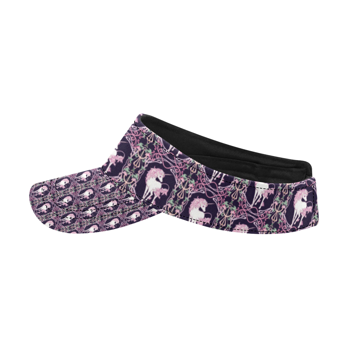 Unicorn Fantastic Flower Unisex Sun Visor